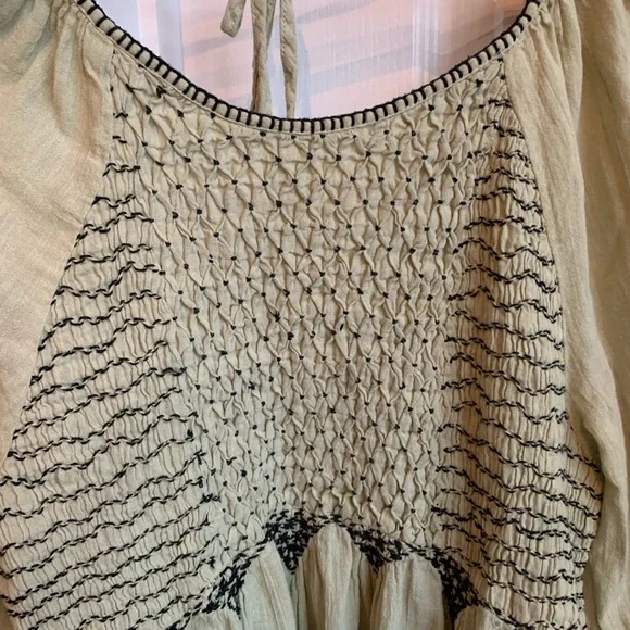 Free people smocked boho blouse - Picture 4 of 9